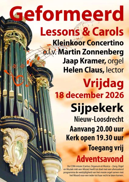 Poster concert Geformeerd 18-12-2026